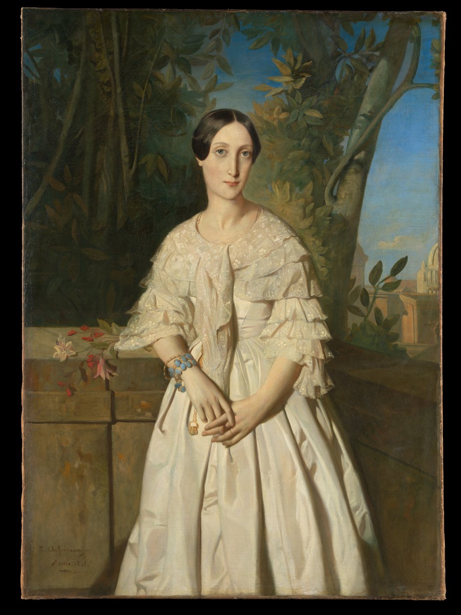 Comtesse de La Tour-Maubourg (Marie-Louise-Charlotte-Gabrielle Thomas de Pange, 1816–1850) - Théodore Chassériau