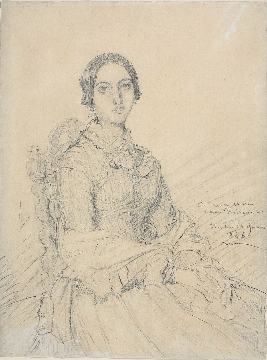 Portrait de la baronne Chassériau - Théodore Chassériau