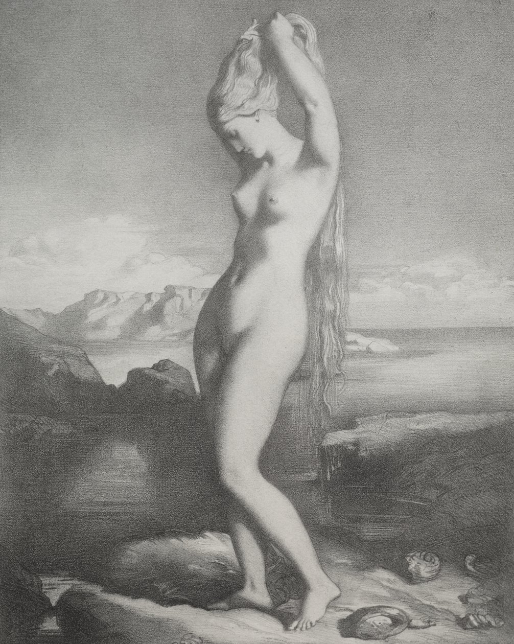 Vénus Anadyomène - Théodore Chassériau