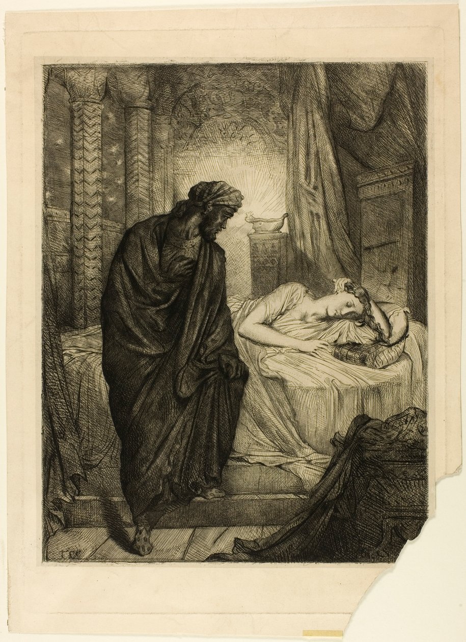Pourtant elle doit mourir, planche onze de Othello - Théodore Chassériau