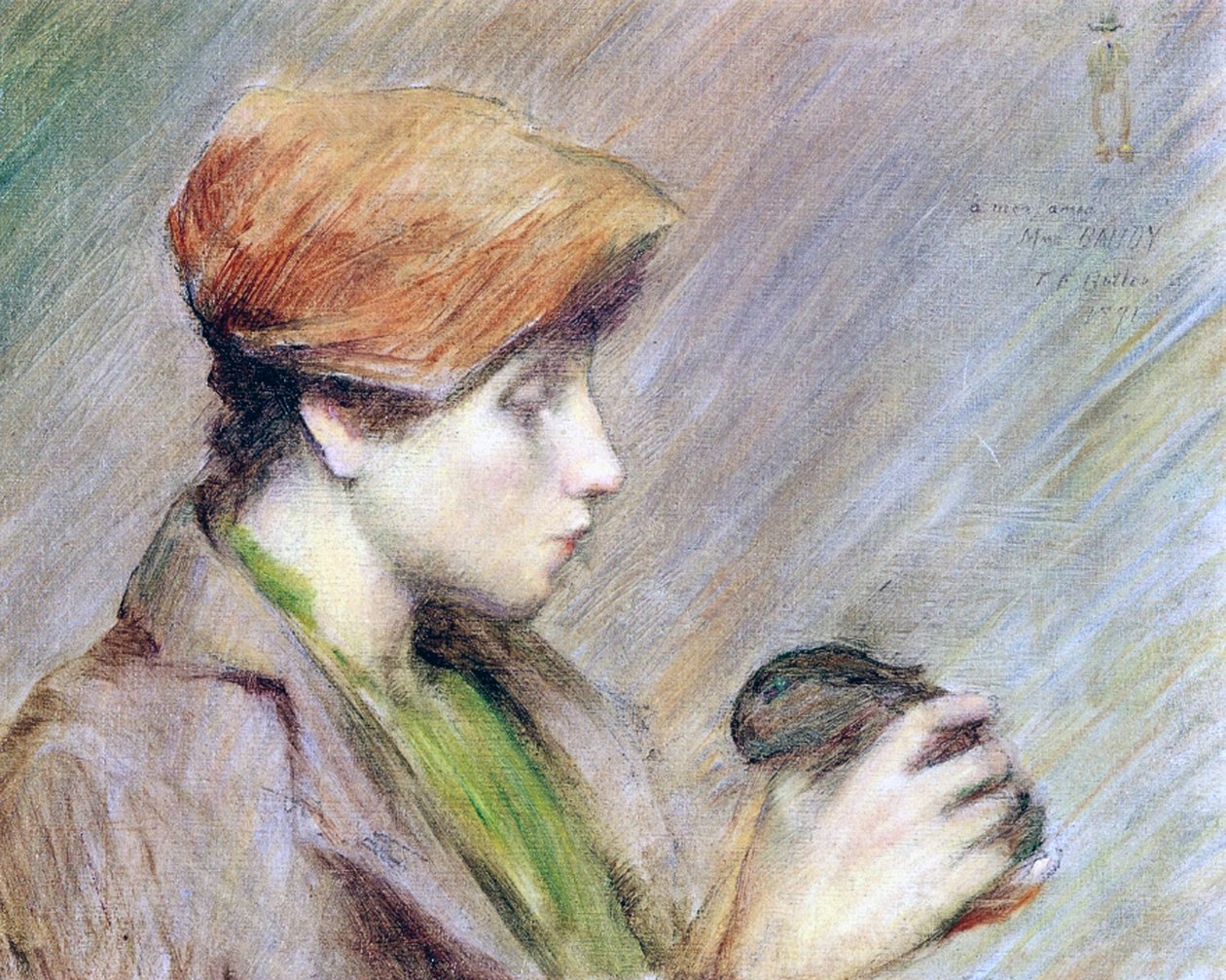 Suzanne Hoschedé avec un lapin, 1891 - Theodore Earl Butler