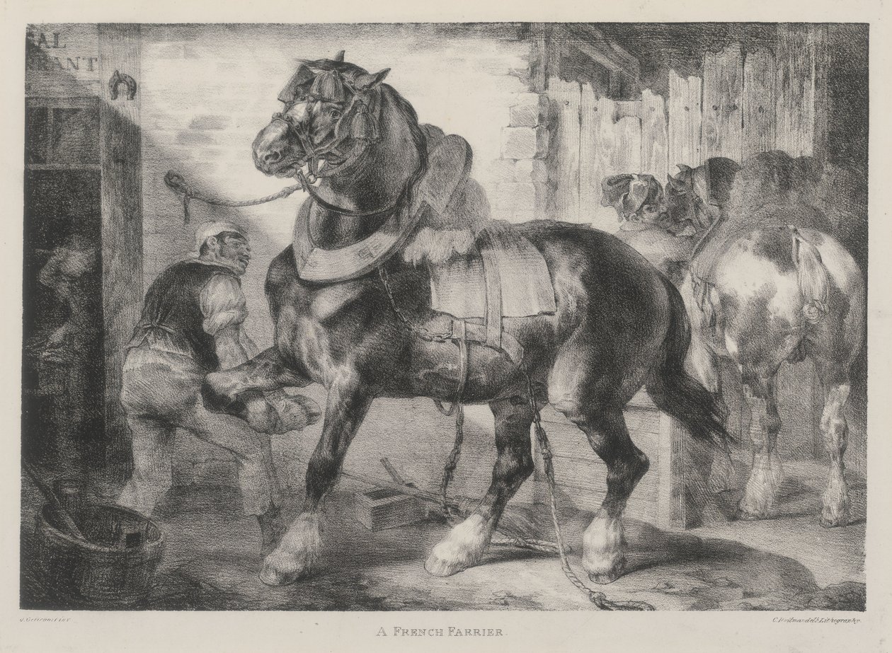Un maréchal-ferrant français - Theodore Gericault