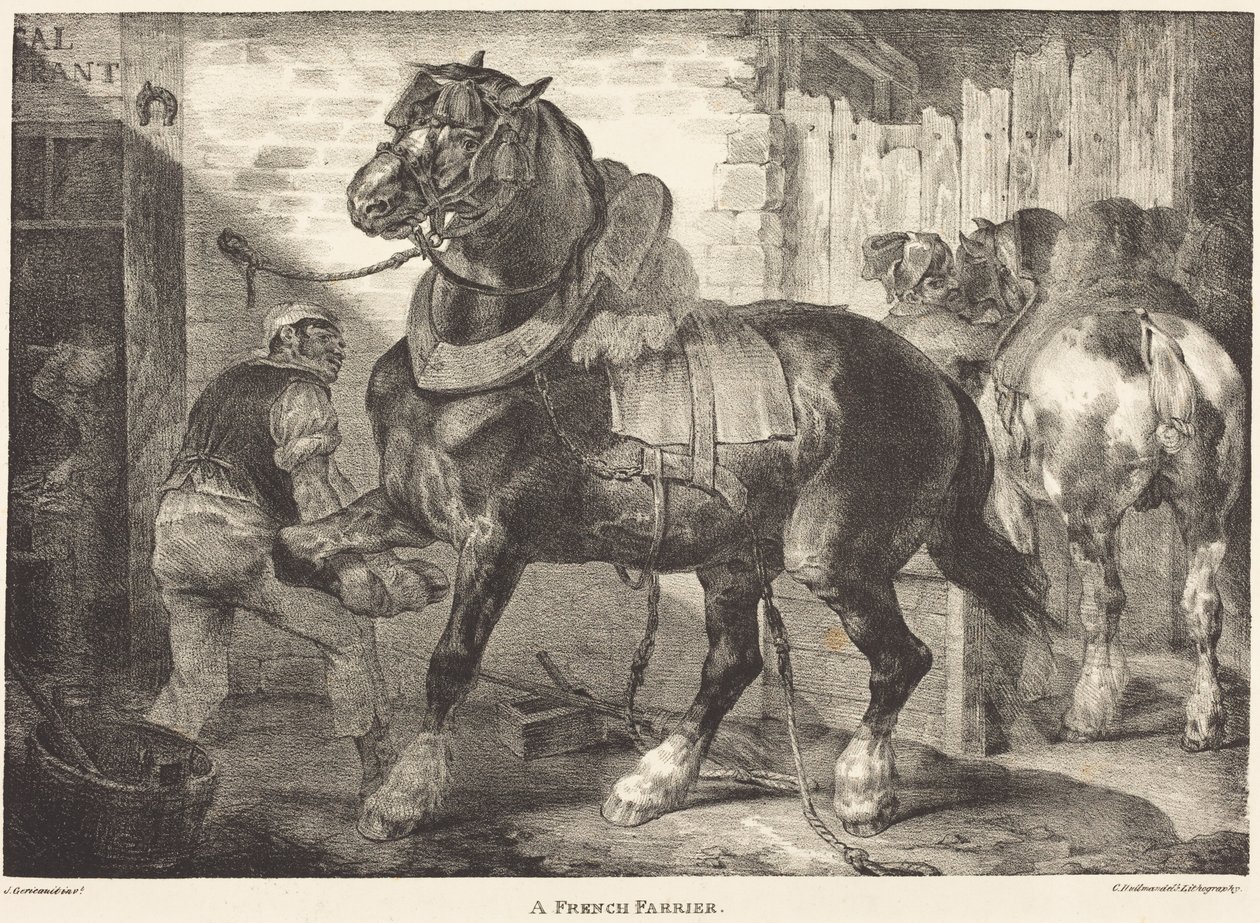Un maréchal-ferrant français - Theodore Gericault