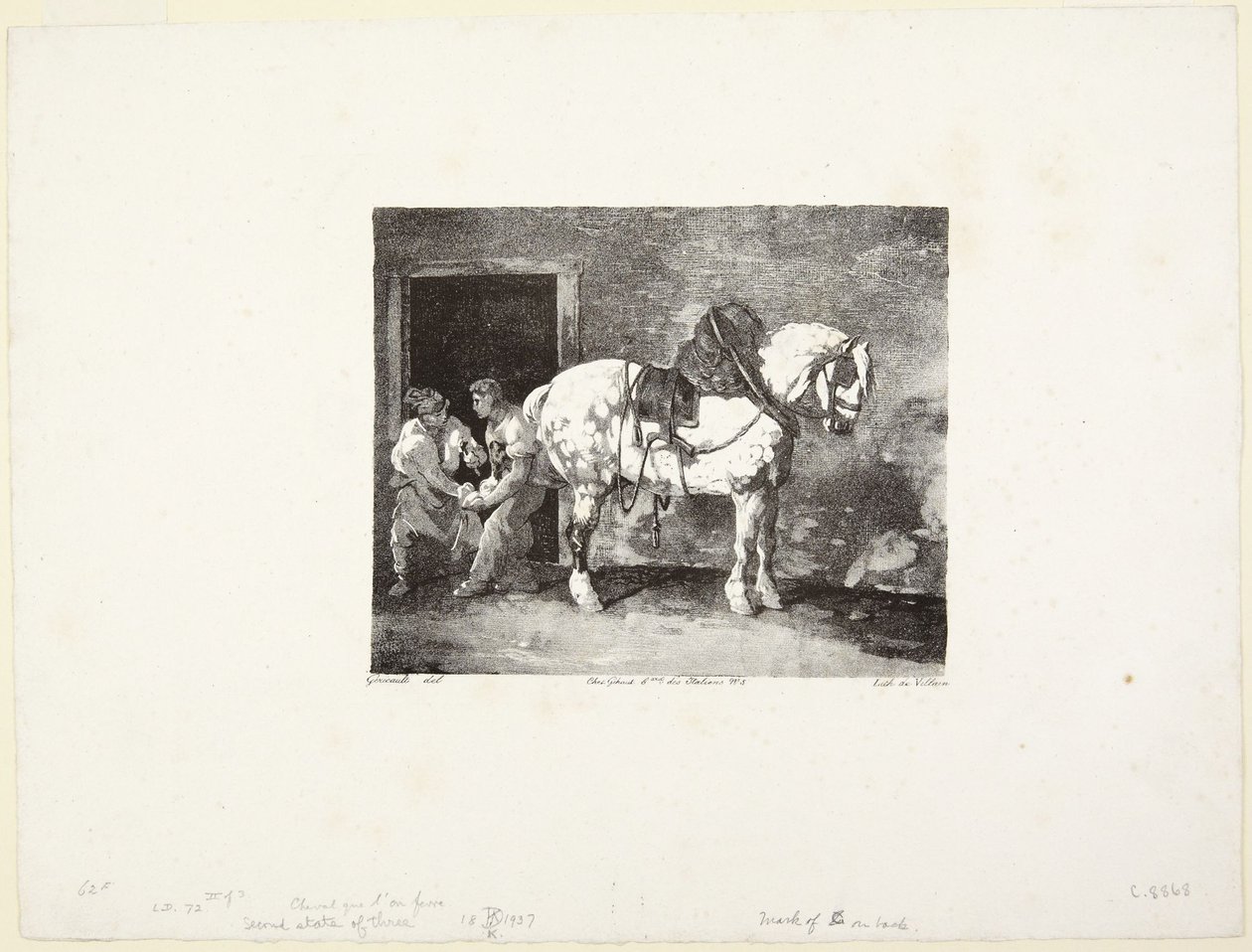A  Horse being Shod (Cheval que l