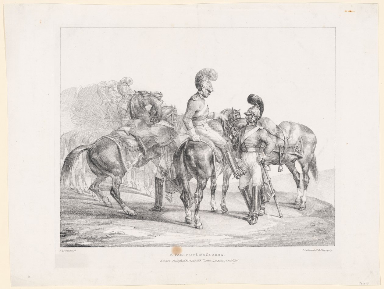 Une équipe de maîtres-nageurs sauveteurs - Theodore Gericault