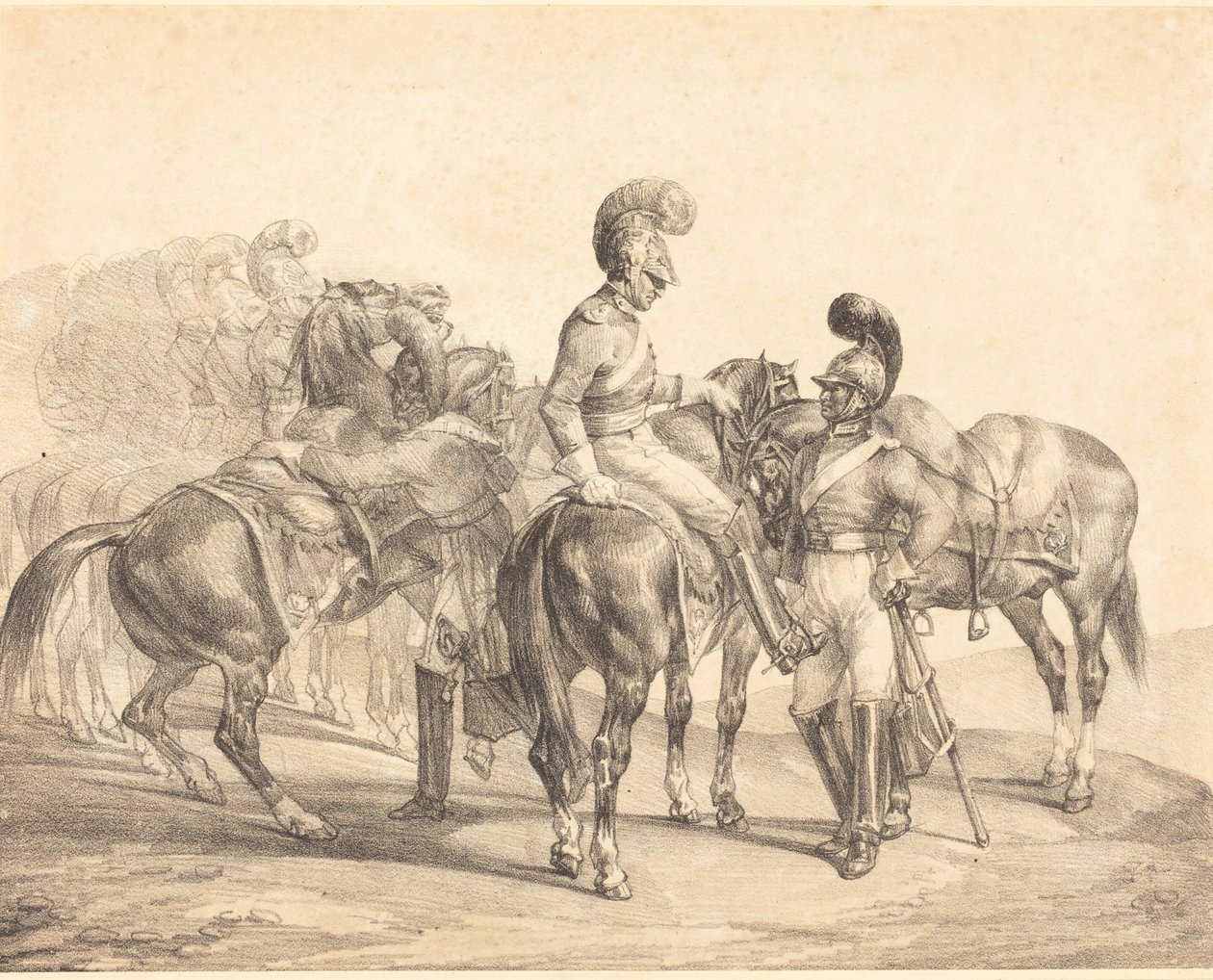 Une équipe de maîtres-nageurs sauveteurs - Theodore Gericault