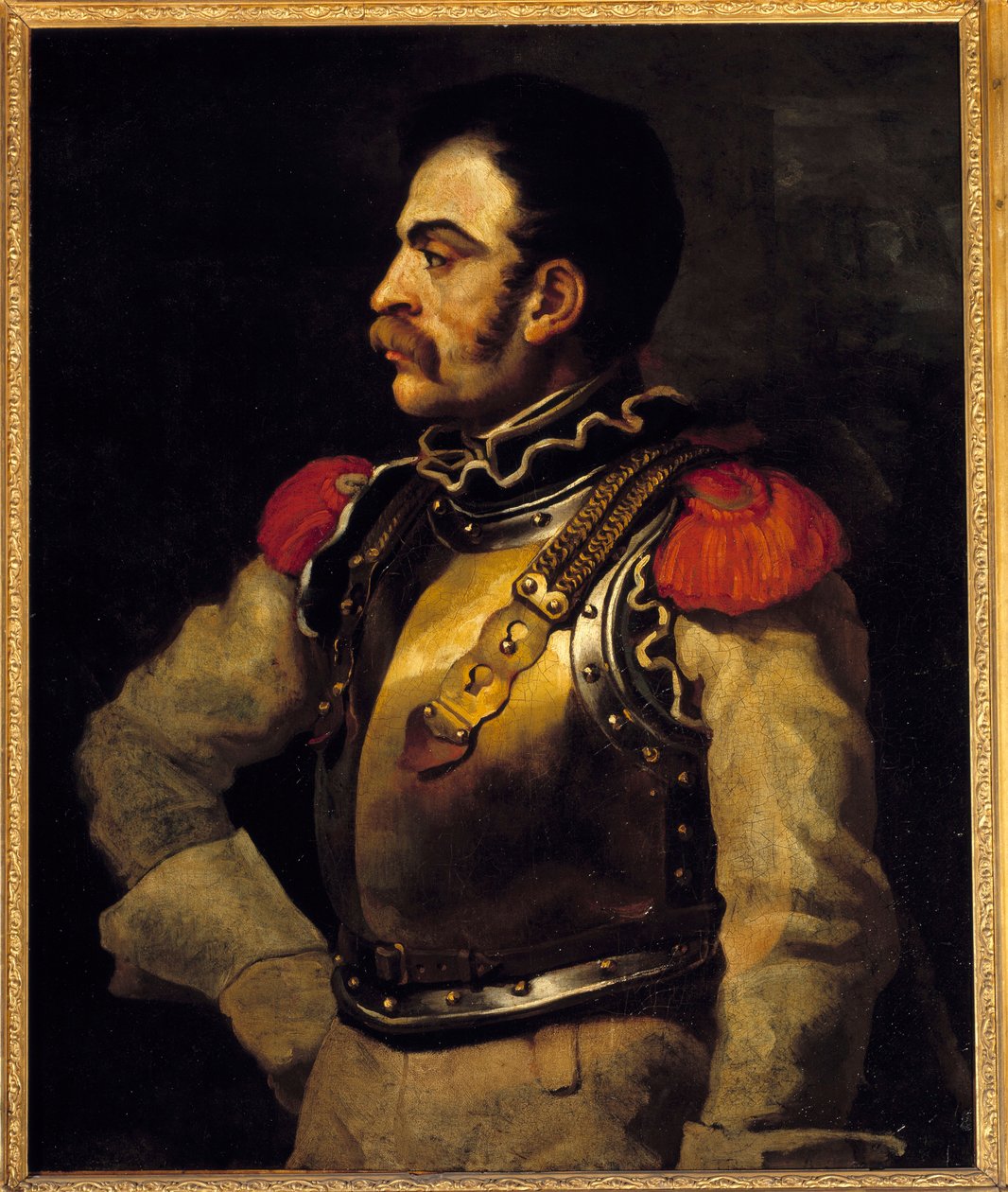 Un fusilier vu à mi-corps - Theodore Gericault