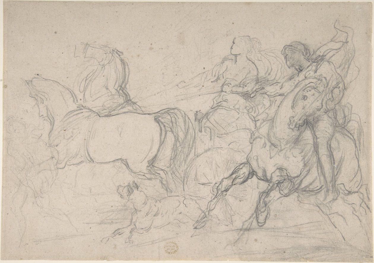 Cocher et cavalier - Theodore Gericault
