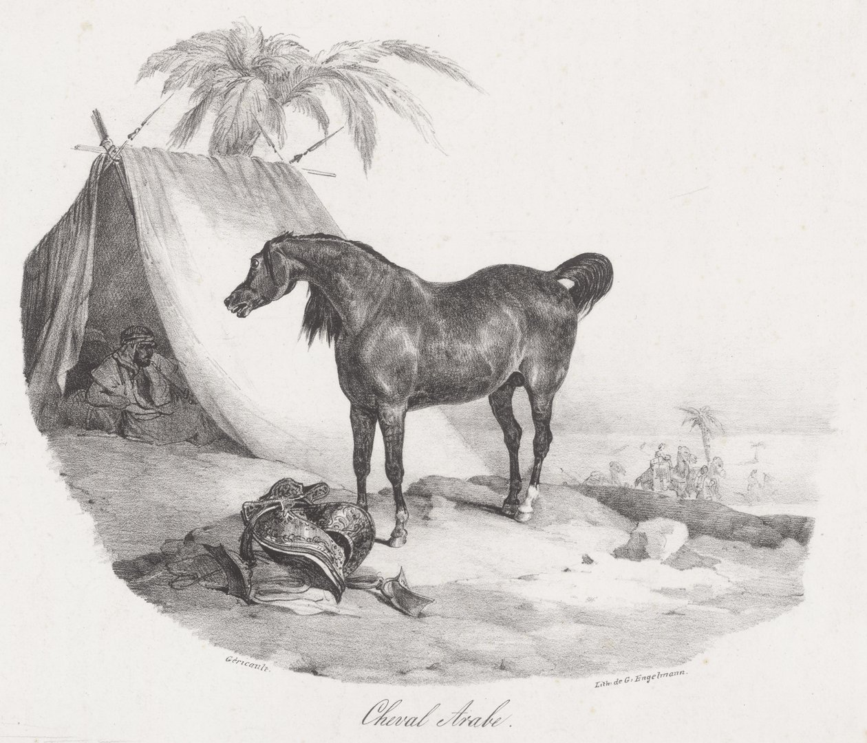 Cheval Arabe (An Arabian Horse) - Theodore Gericault