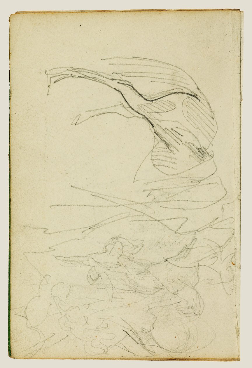 Étude de composition, études sur le cheval - Theodore Gericault