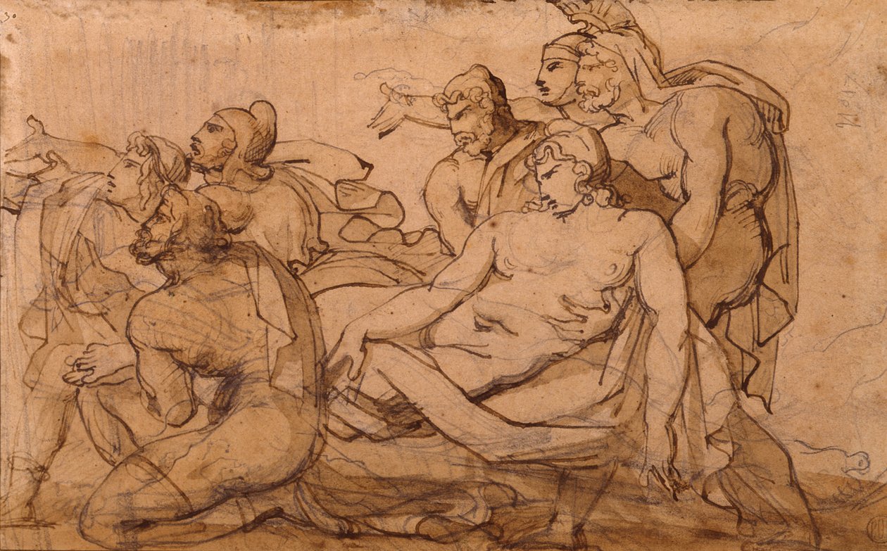 La mort de Paris - Theodore Gericault