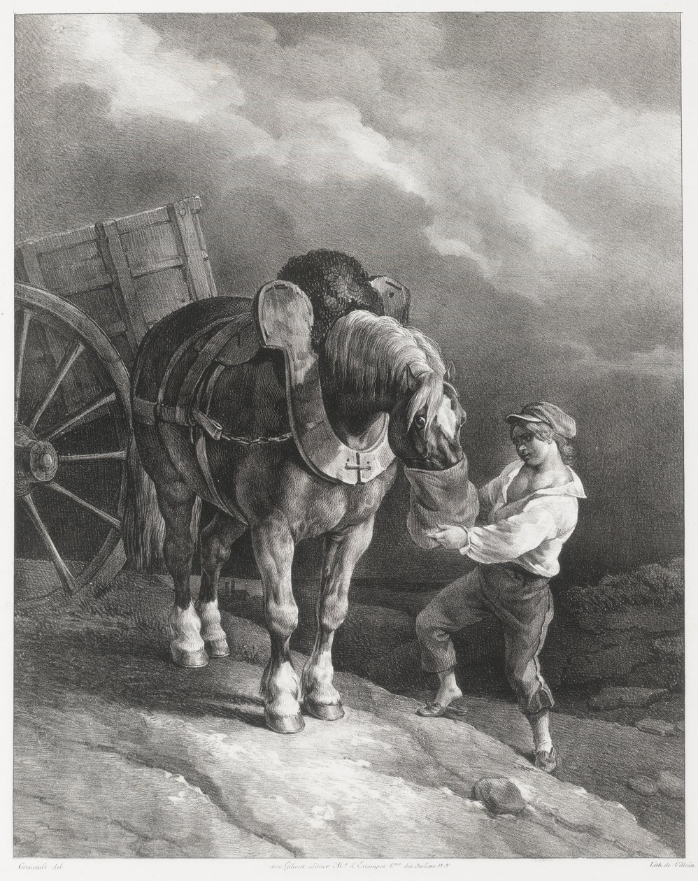 Garçon donnant l