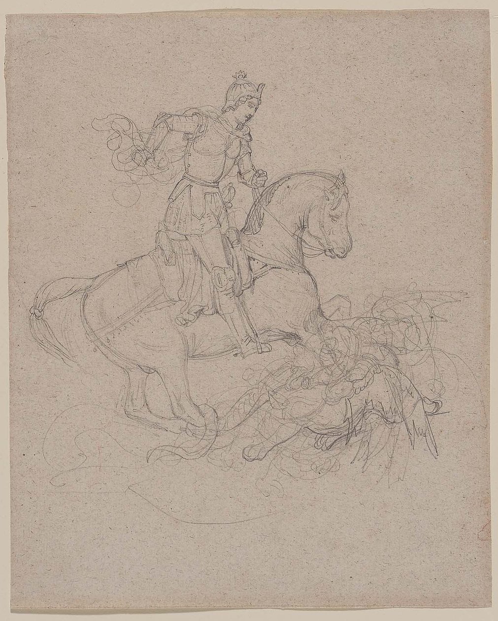 Géricault - Saint Georges et le dragon, 1816-17 - Theodore Gericault
