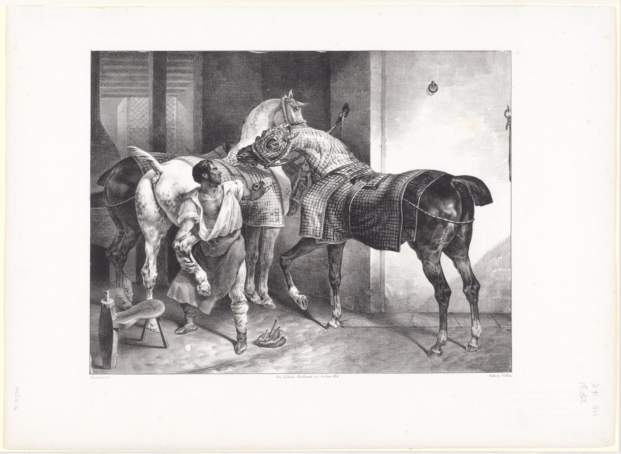Le Maréchal anglais (The English Farrier) - Theodore Gericault