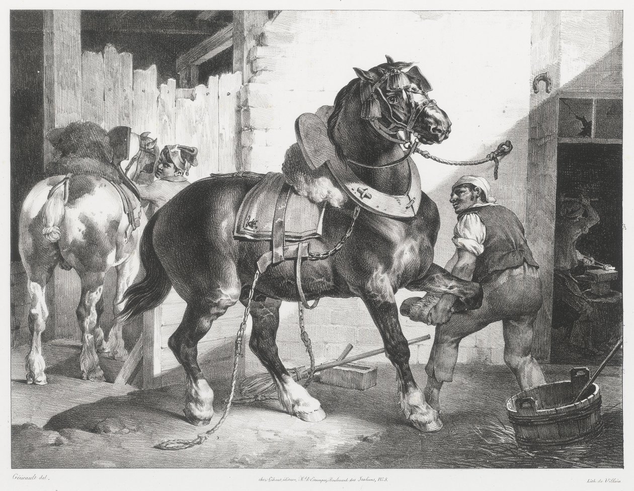 Le Maréchal français (The French Blacksmith) - Theodore Gericault
