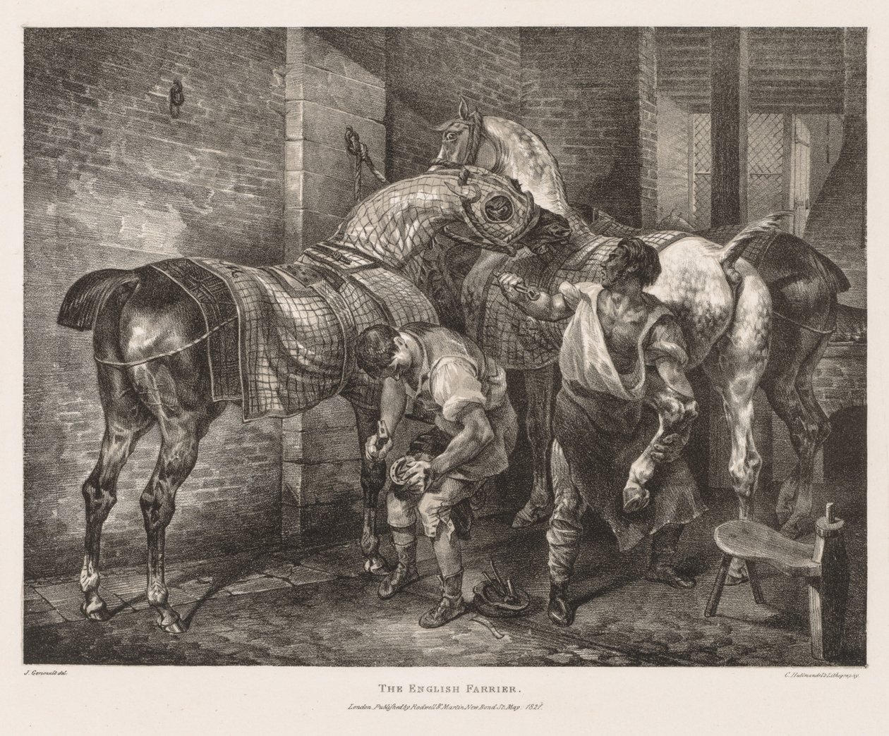 Le maréchal-ferrant anglais - Theodore Gericault