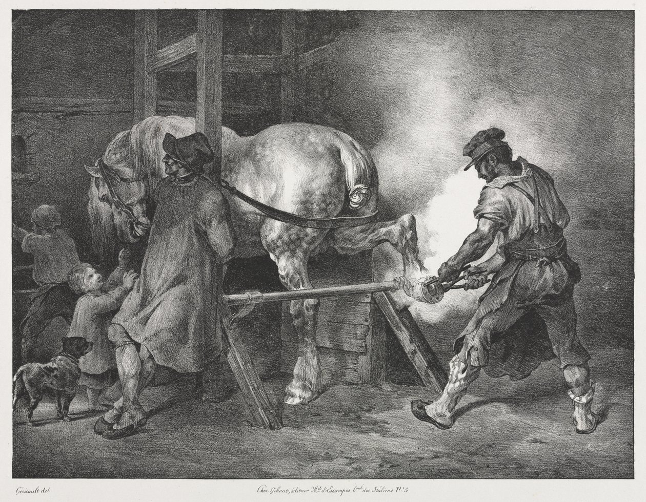 Le forgeron flamand - Theodore Gericault