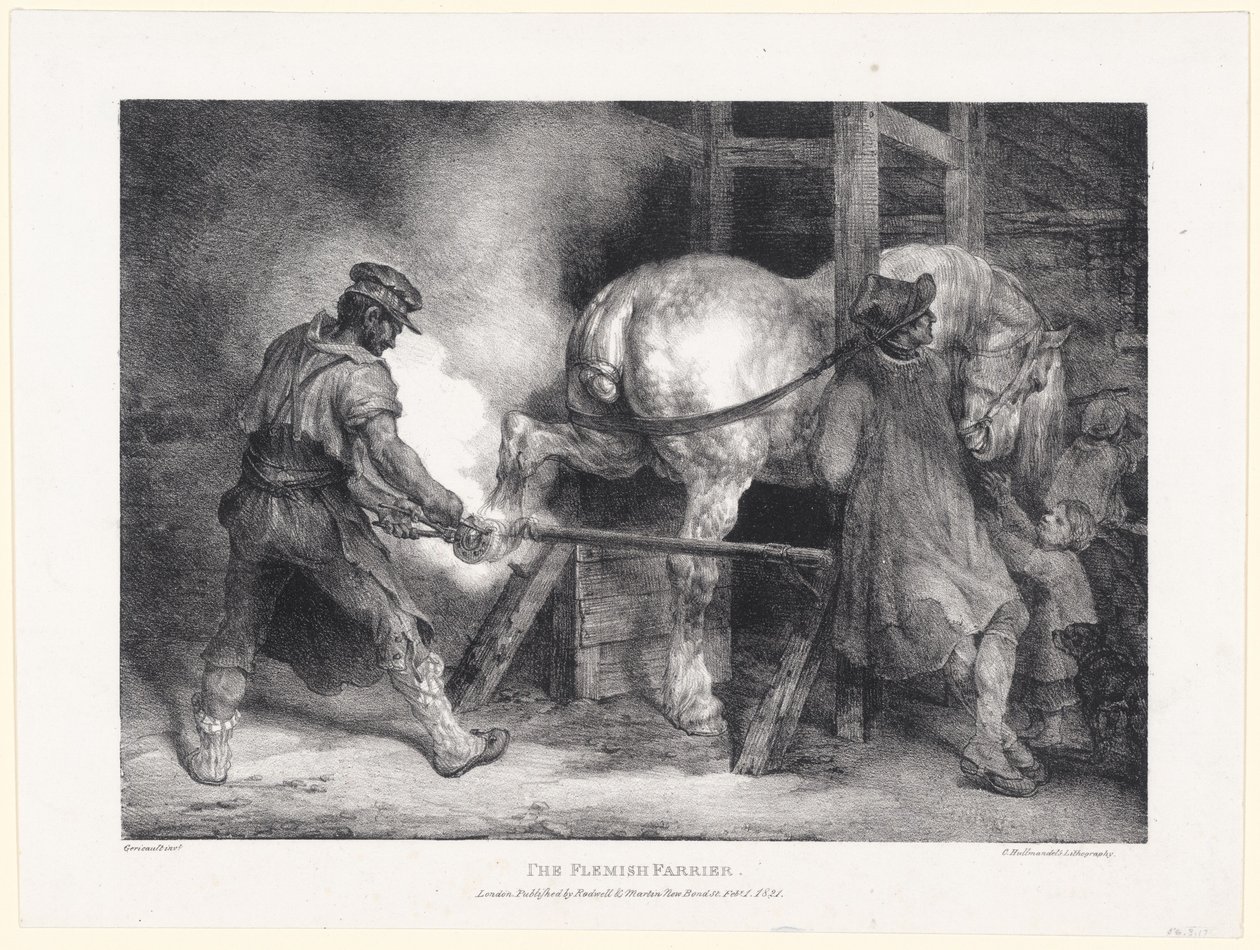 Le maréchal-ferrant flamand - Theodore Gericault