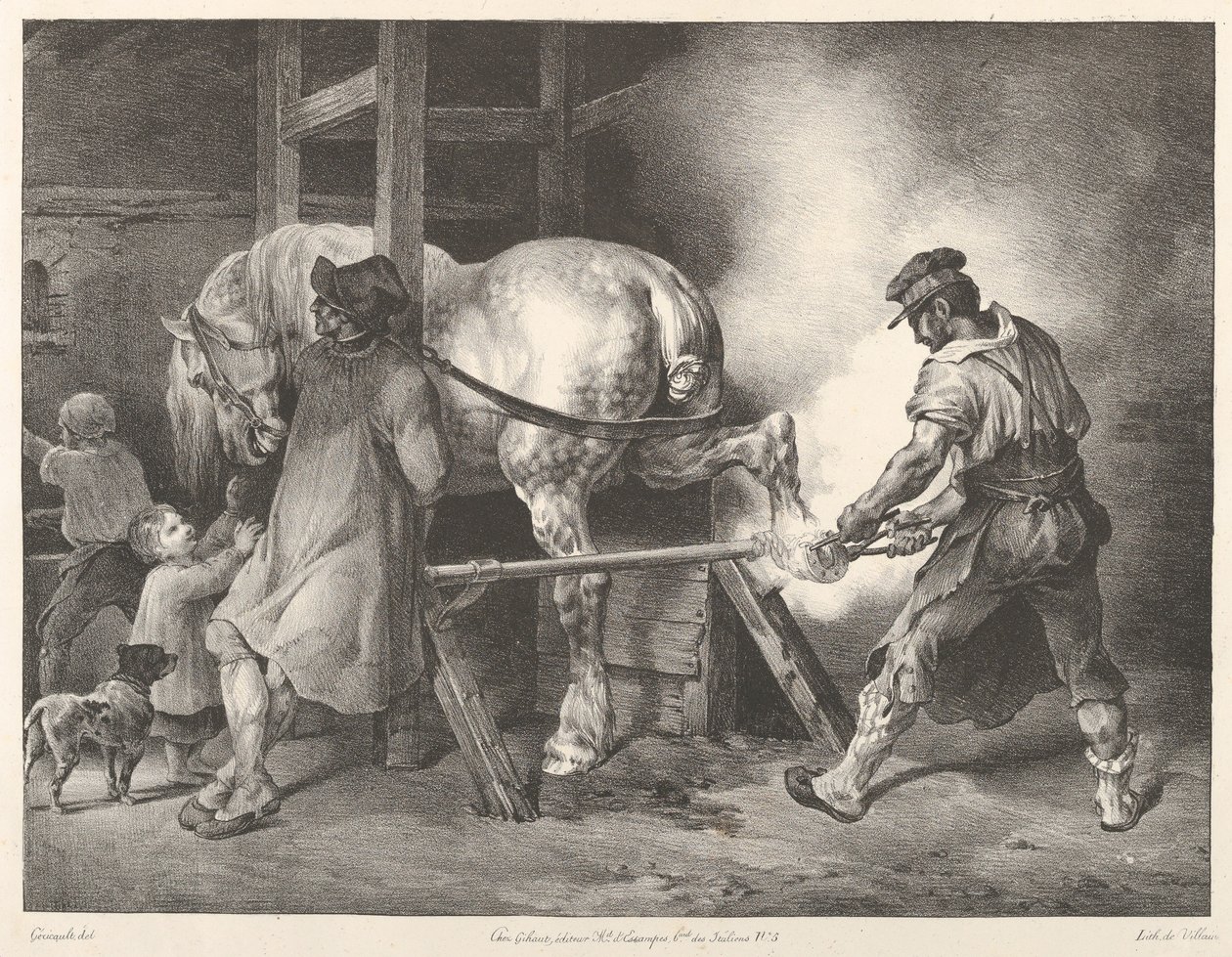 Le maréchal-ferrant flamand - Theodore Gericault