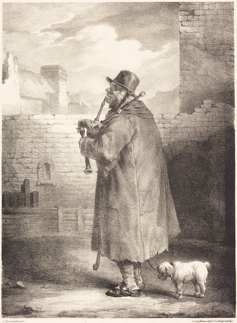 Le joueur de cornemuse - Theodore Gericault