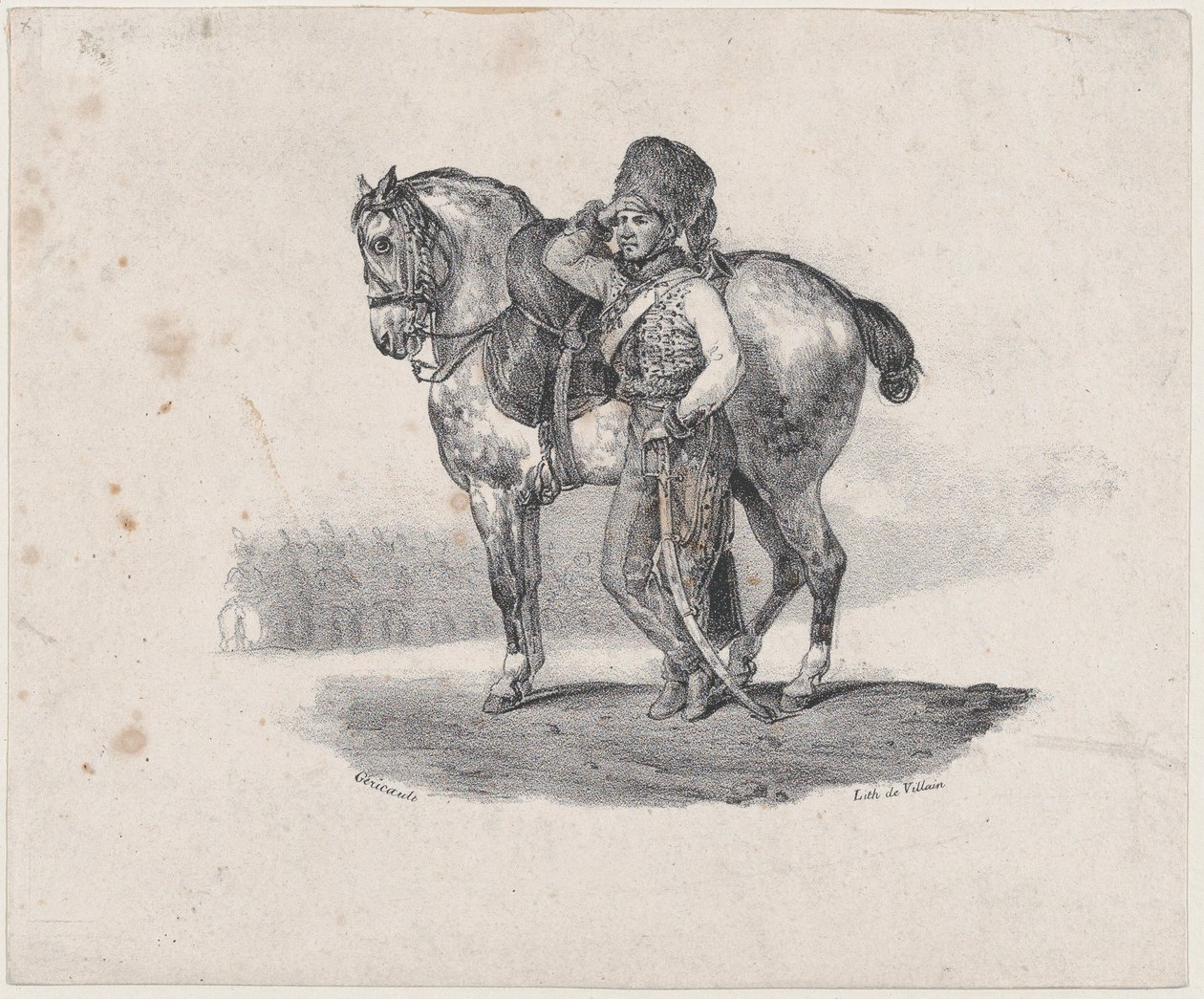 La trompette des hussards - Theodore Gericault