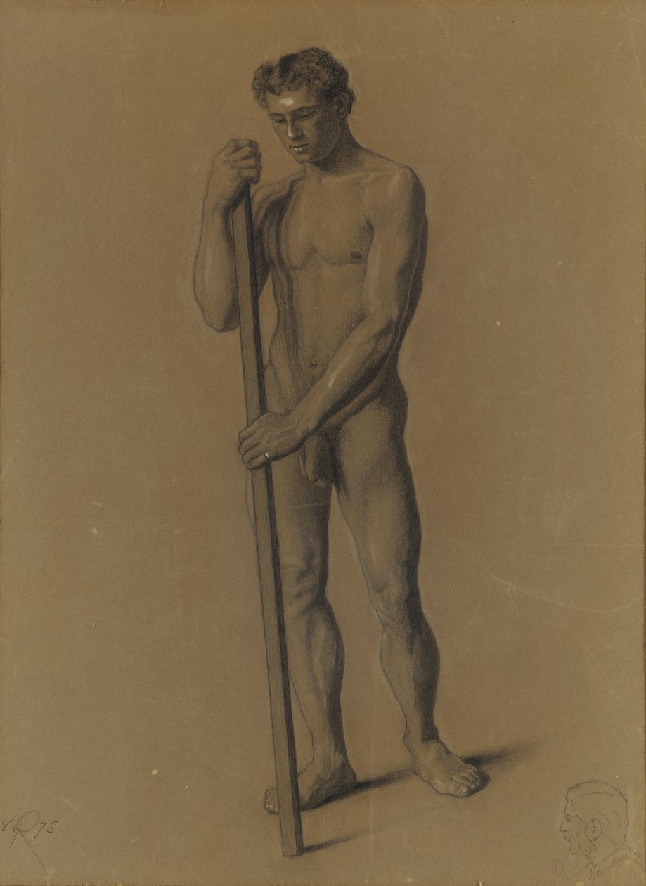 Étude de la figure masculine, 1875 - Theodore Robinson