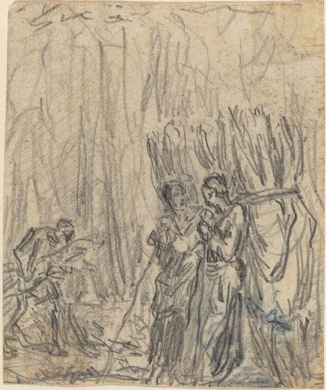 Les glaneuses - Theodore Rousseau