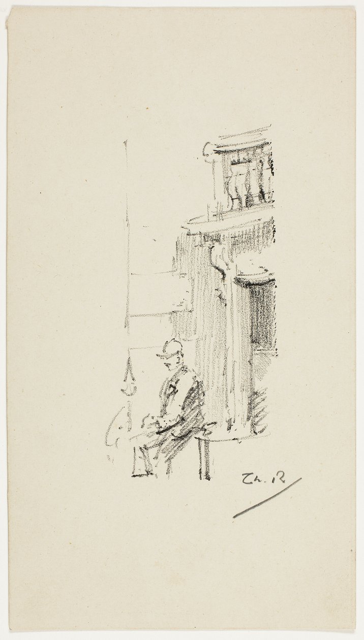 Figure et porte - Theodore Roussel