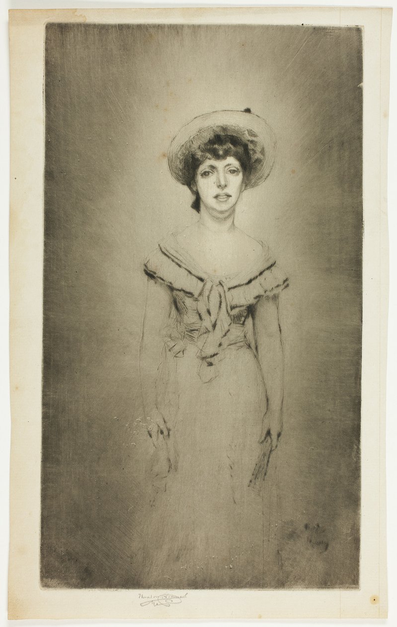 Portrait de Mlle Hetty Pettigrew - Theodore Roussel