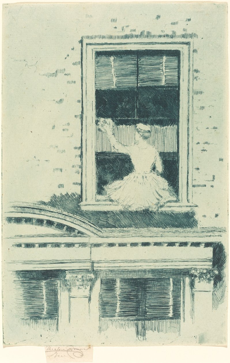 Le laveur de vitres - Theodore Roussel