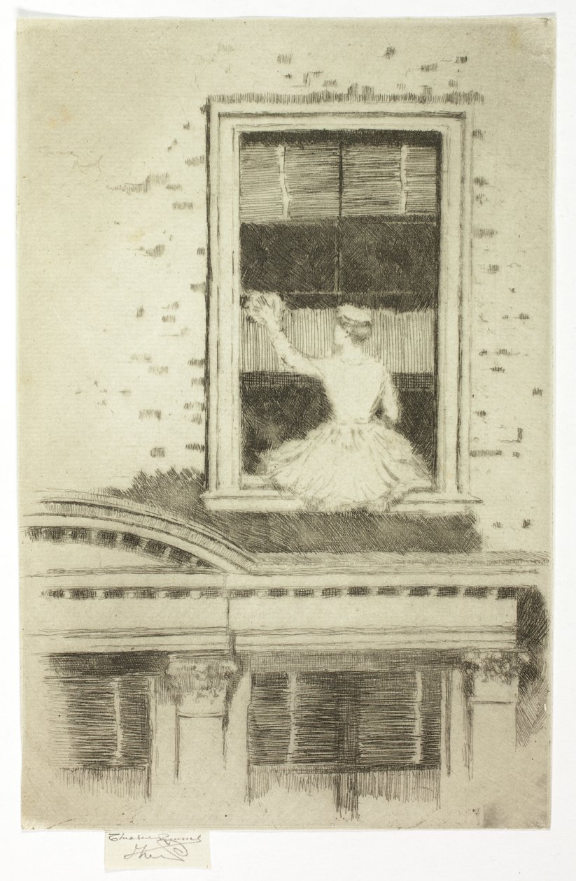 Le nettoyeur de vitres - Theodore Roussel