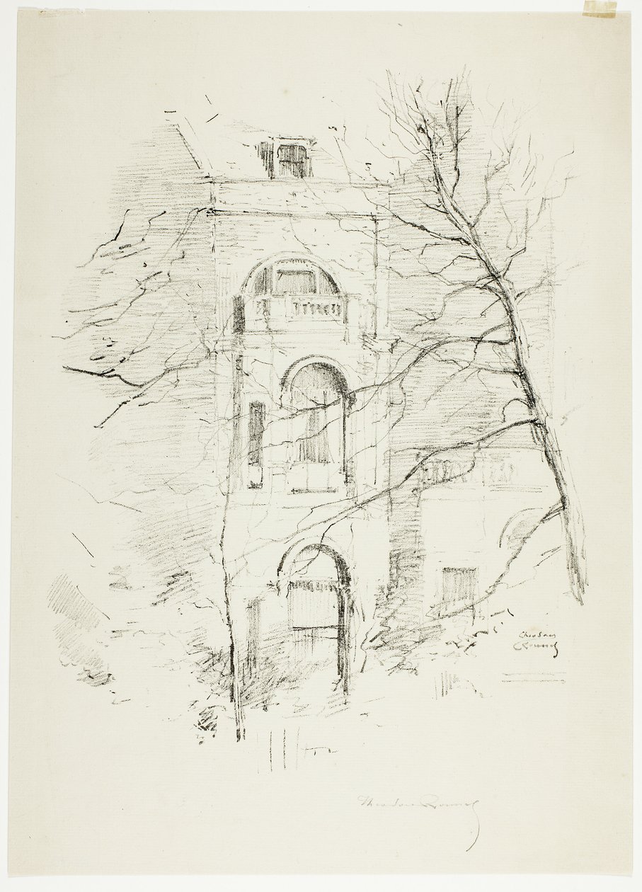 Hiver, Une maison à Green Park - Theodore Roussel