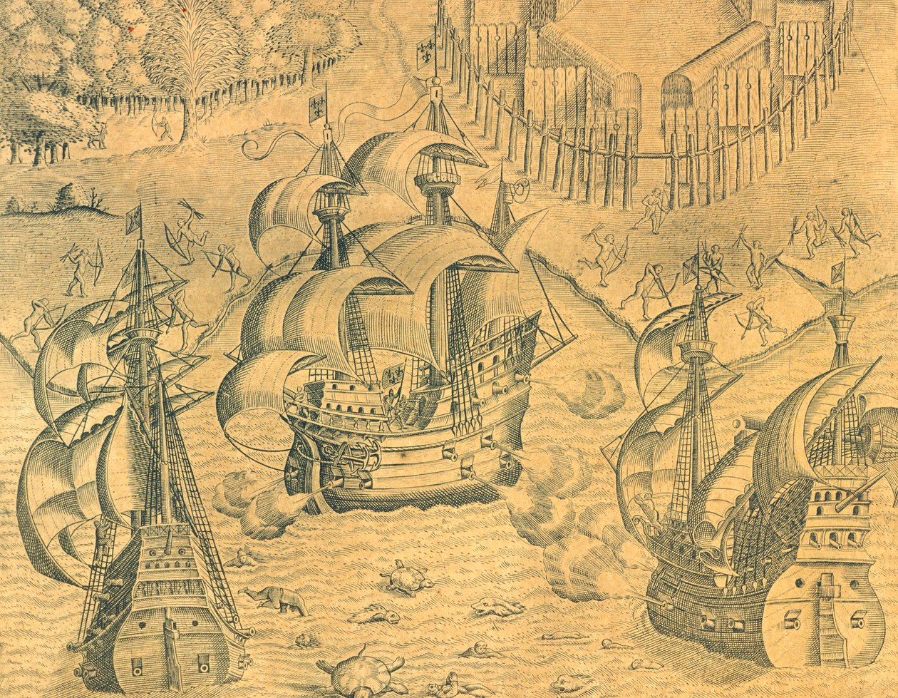 Affrontement entre navires français et portugais dans l