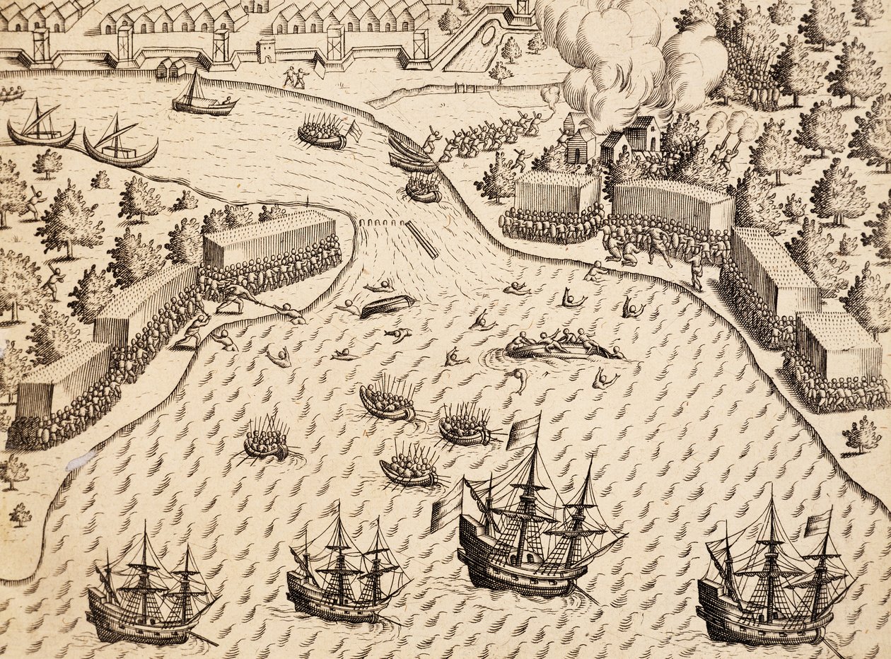 Arrivée des Hollandais à l