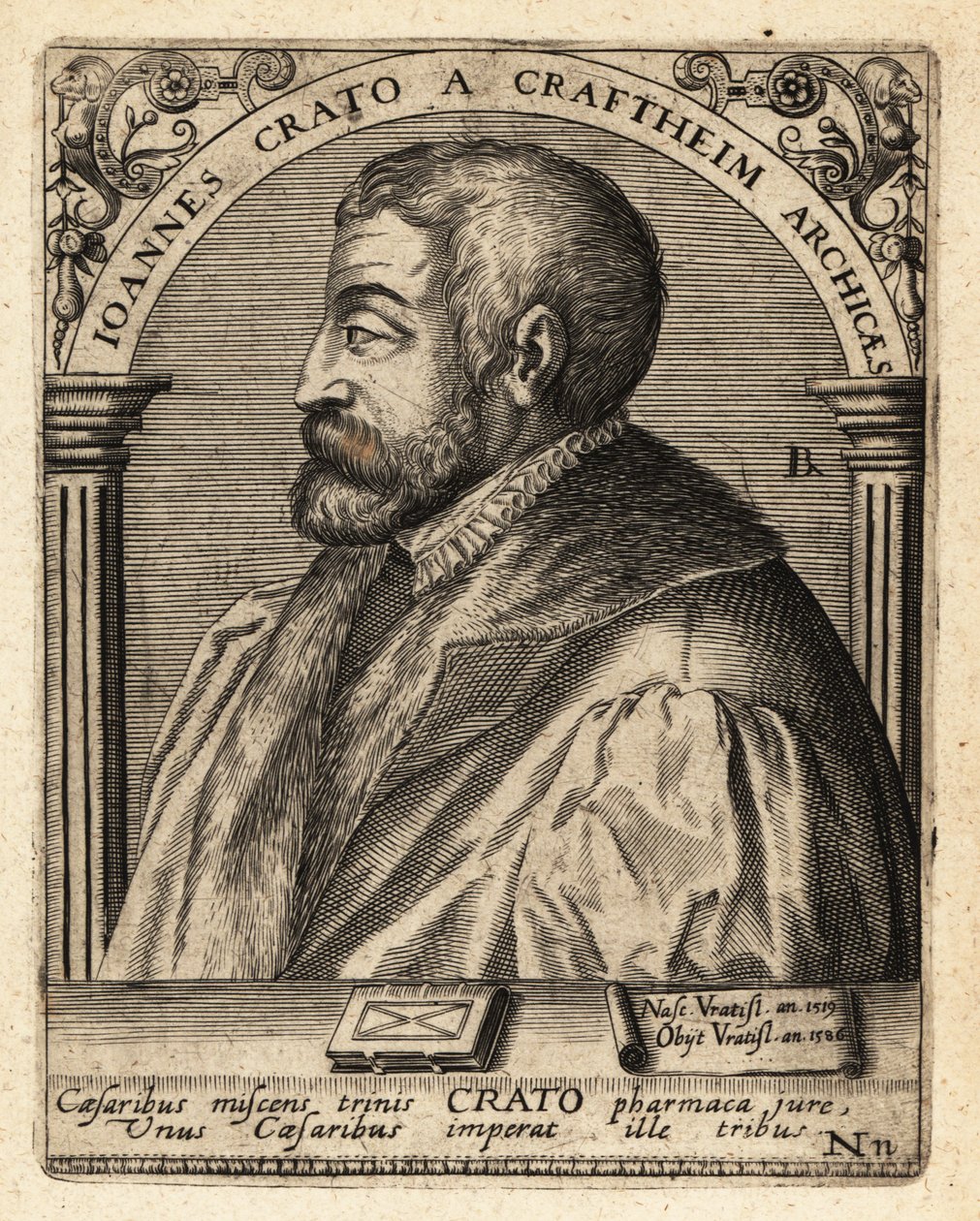 Johannes Crato von Krafftheim - Theodore de Bry