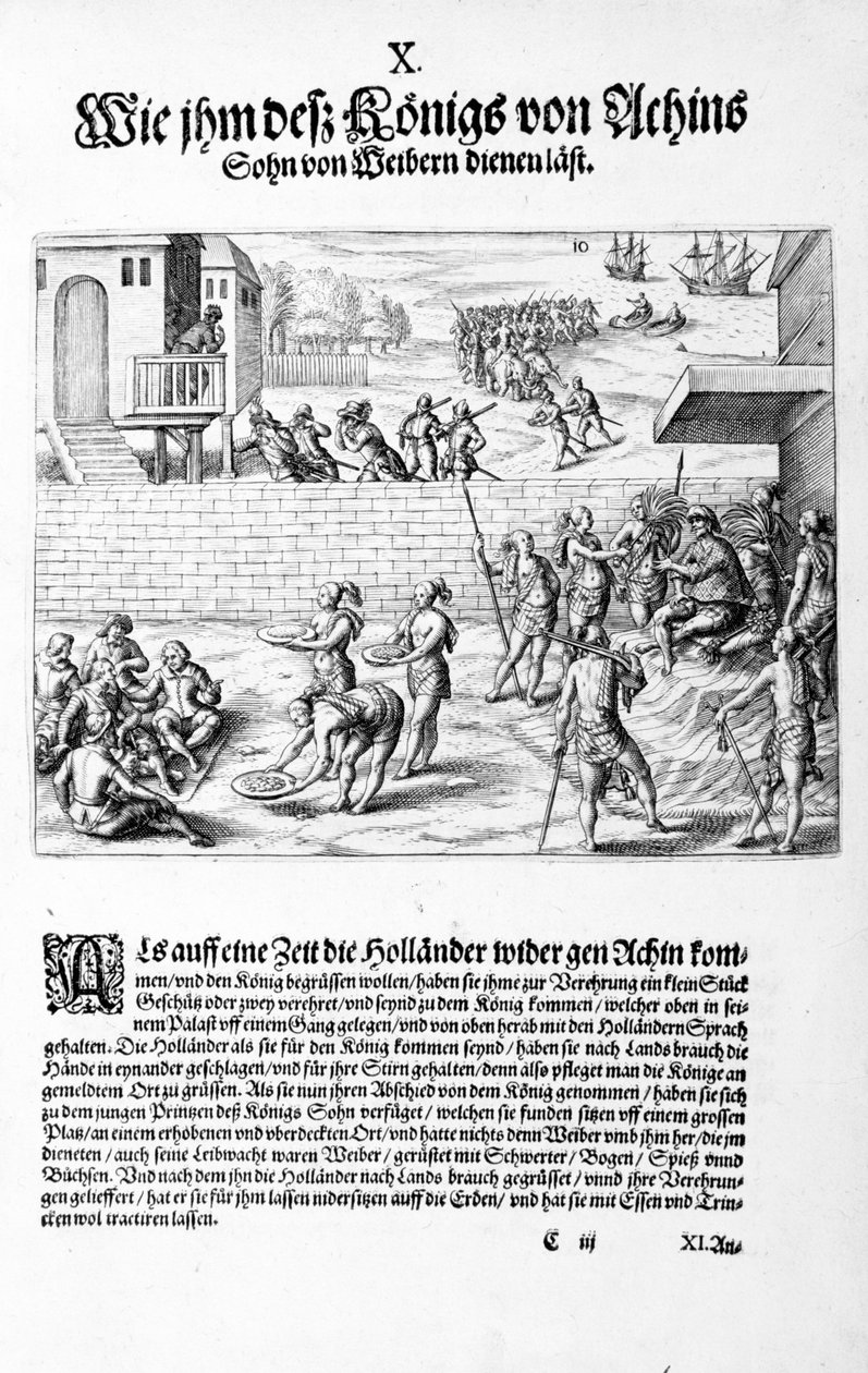 Offrandes au roi, 1606 - Theodore de Bry