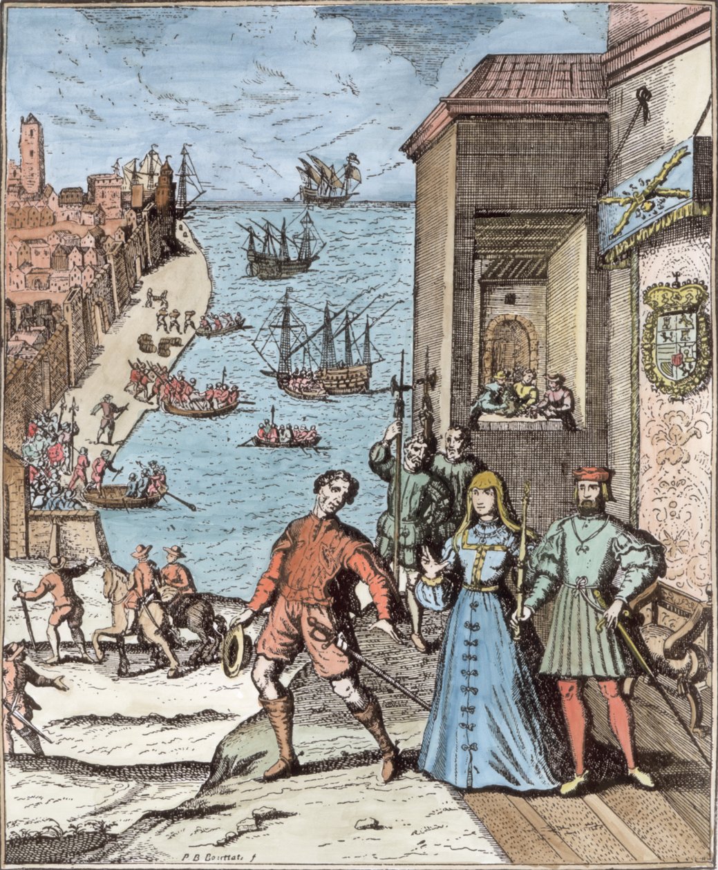 Séparation de Colomb avec Ferdinand et Isabelle, de 