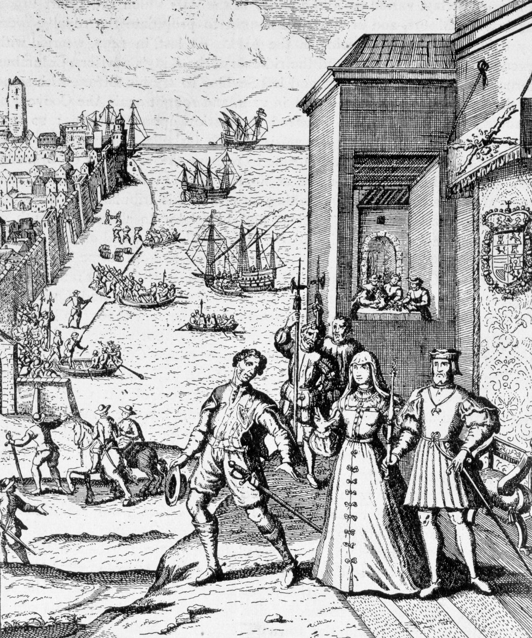 Séparation de Colomb avec Ferdinand et Isabelle, de 