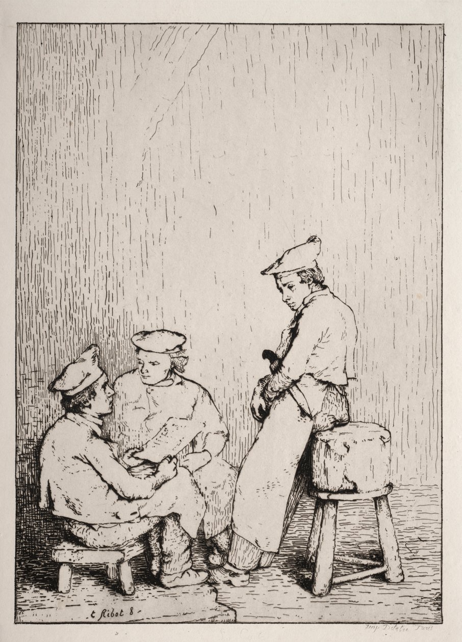La Carte - Theodule Ribot