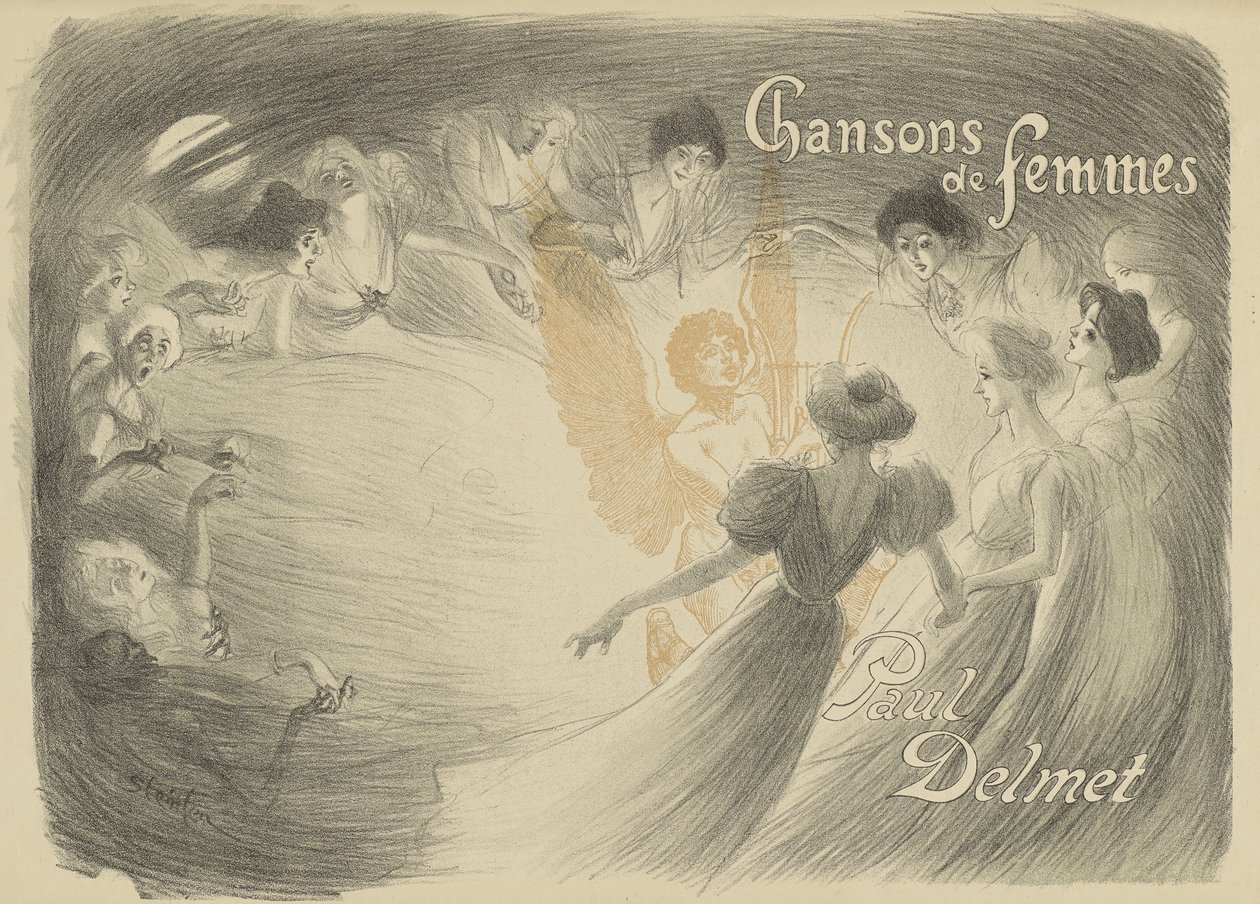 Couverture du livre Chansons de femmes, 1897 - Théophile Alexandre Steinlen