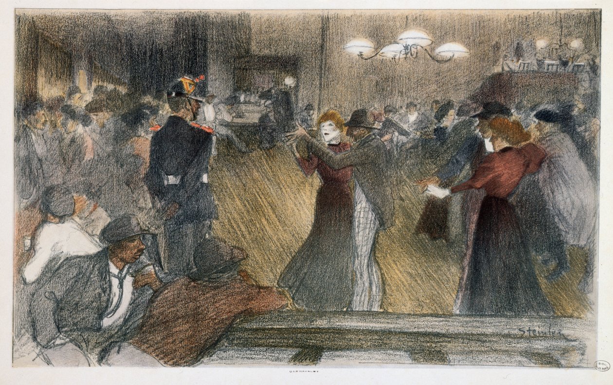 Bal de barrière - Théophile Alexandre Steinlen