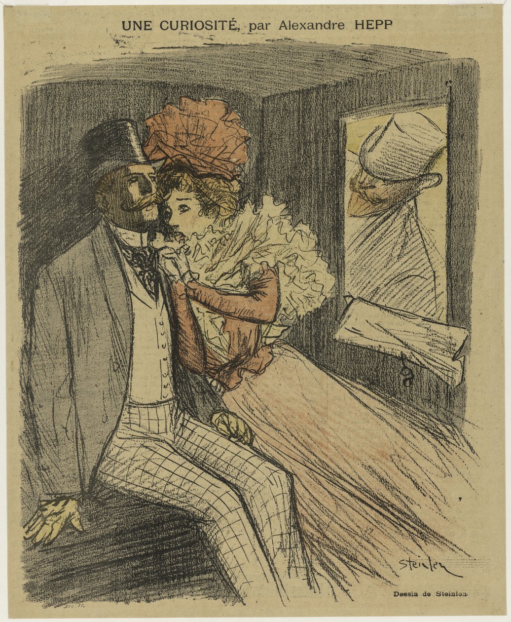 Gil Blas Illustré: Une Curiosité, par Alexandre Hepp - Théophile Alexandre Steinlen