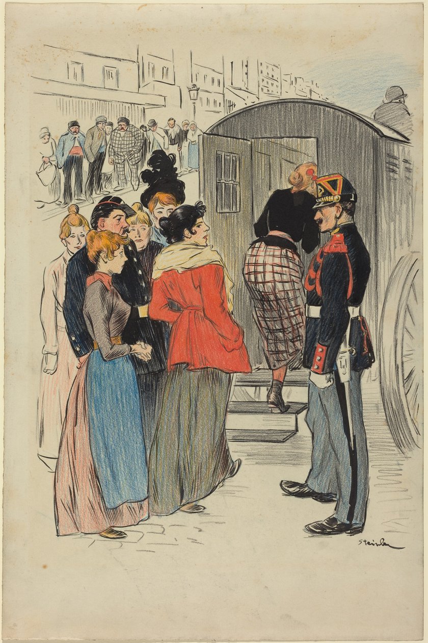 La Rafle - Théophile Alexandre Steinlen