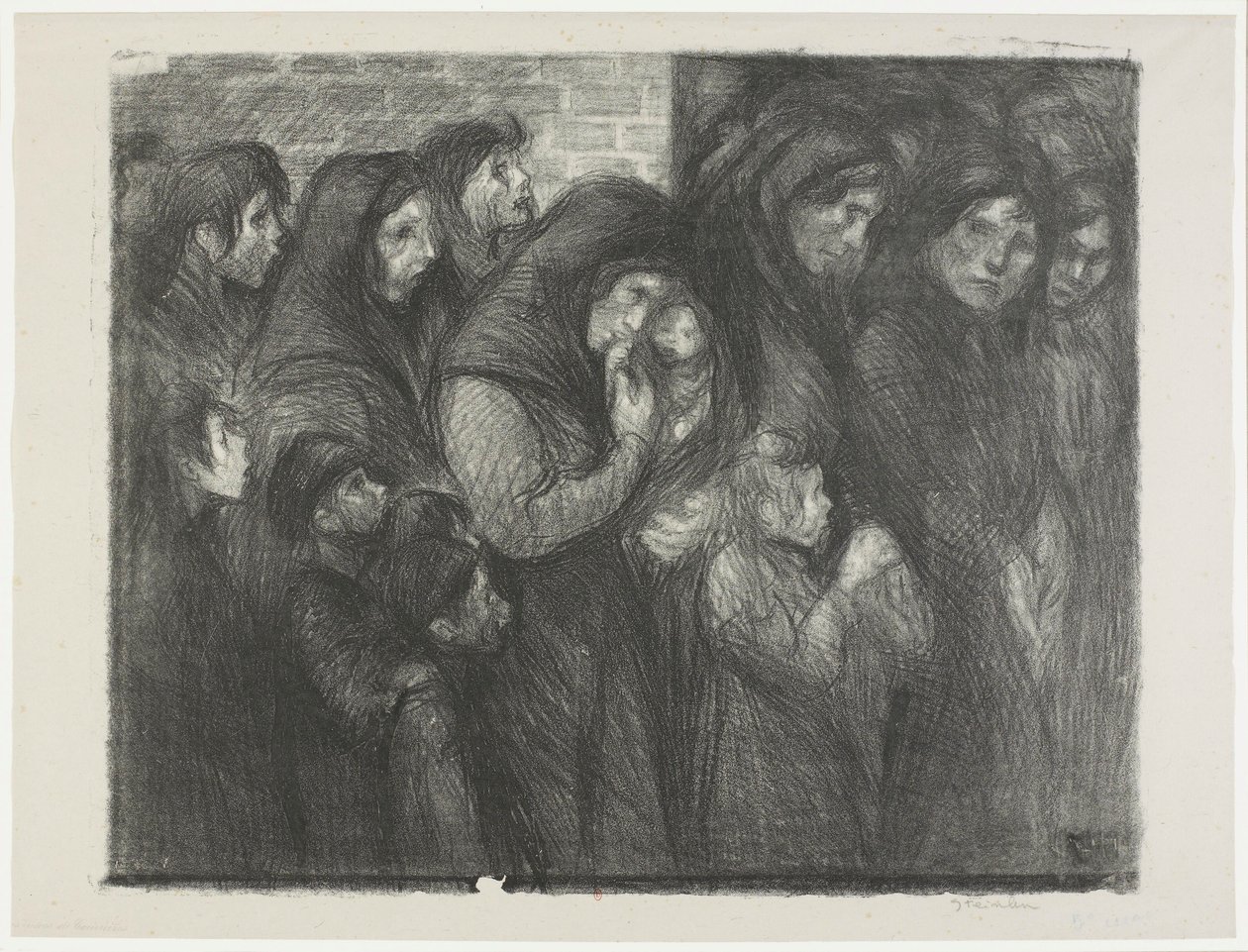 [Les Veuves de Courrières] - Théophile Alexandre Steinlen