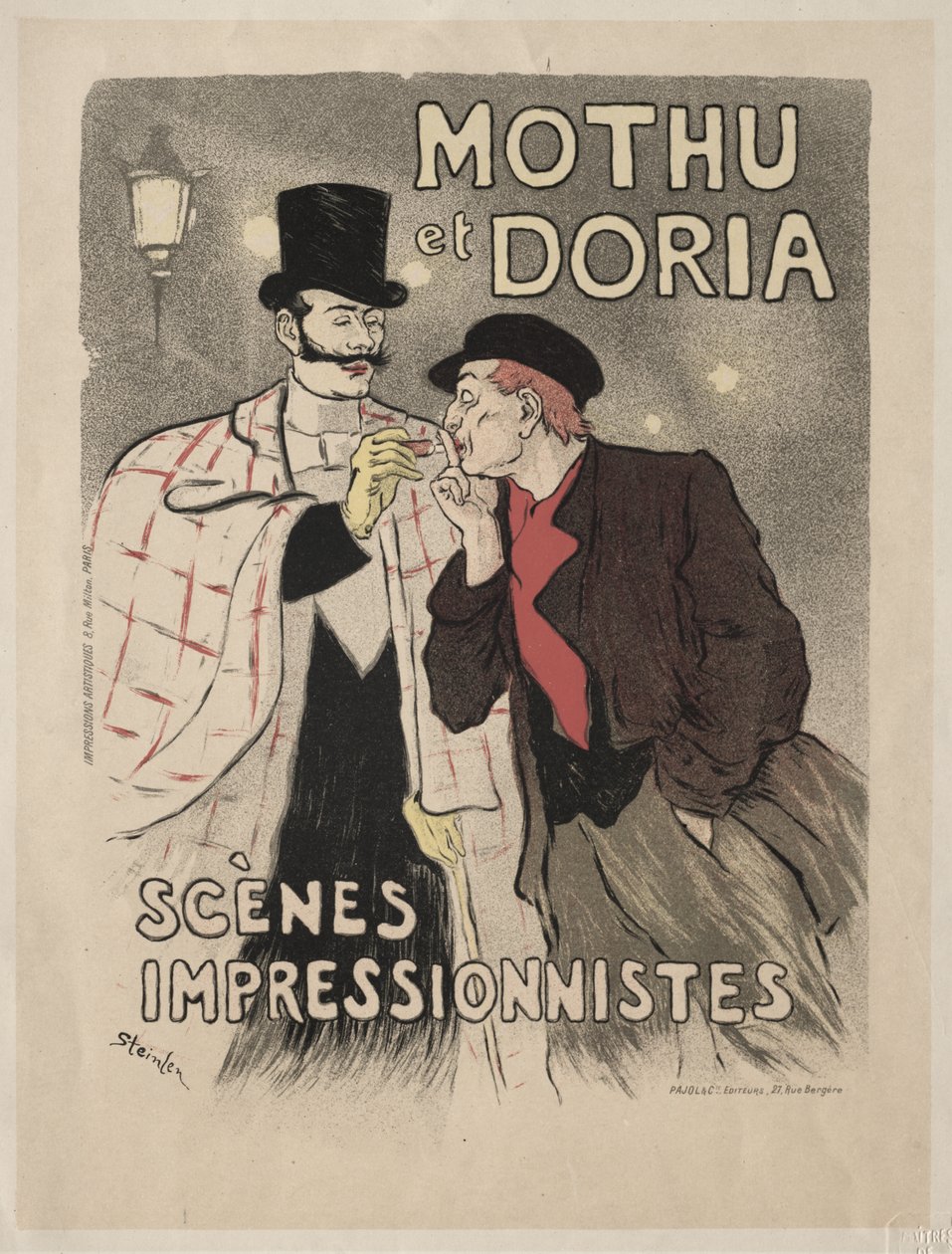 Mothu et Doria - Scènes impressionistes - Théophile Alexandre Steinlen