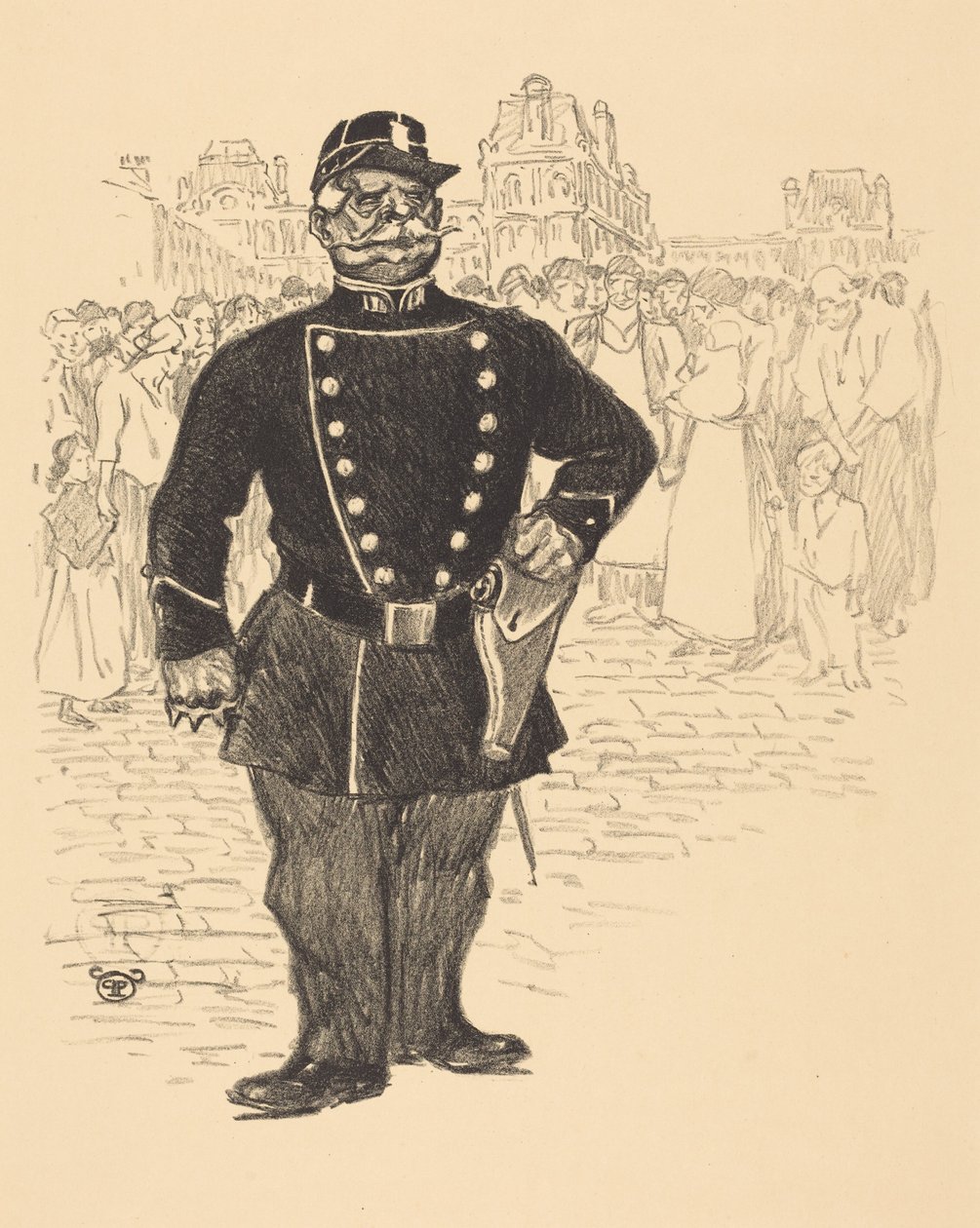 La paix dans les rues - Théophile Alexandre Steinlen