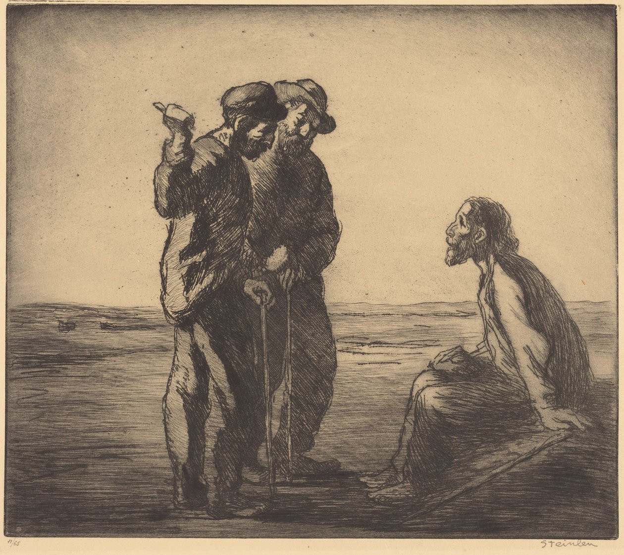 Les trois compagnons - Théophile Alexandre Steinlen