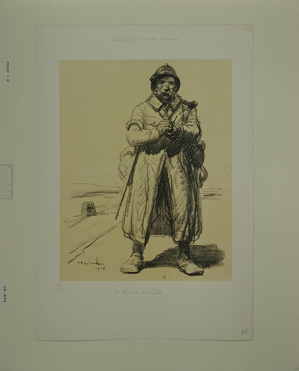 Un vieux de la vieille (épreuve b) - Théophile Alexandre Steinlen