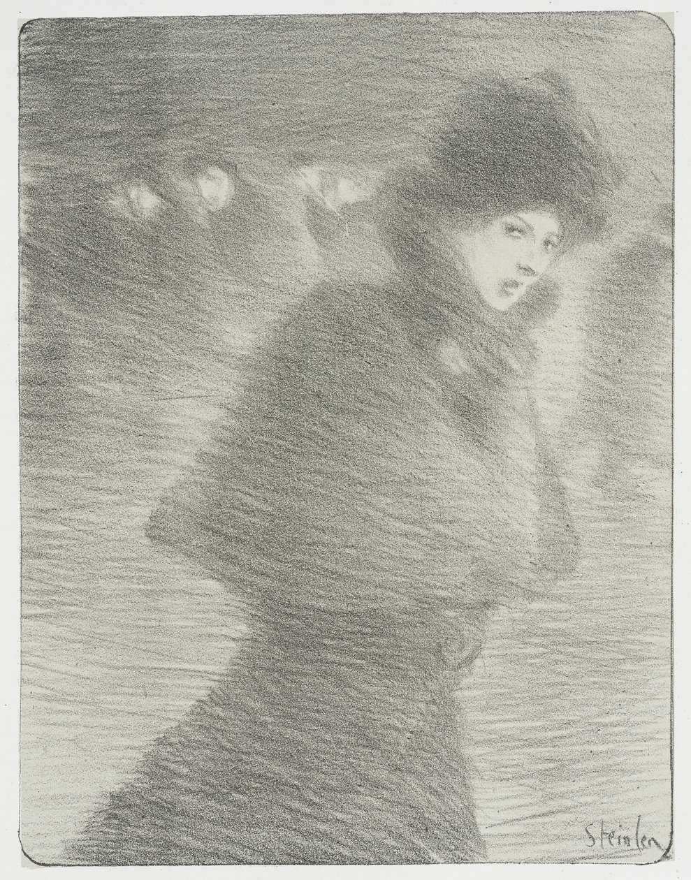 Une femme qui passe - Théophile Alexandre Steinlen