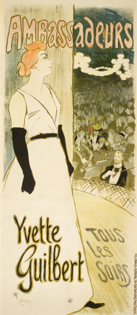 Yvette Guilbert - Théophile Alexandre Steinlen